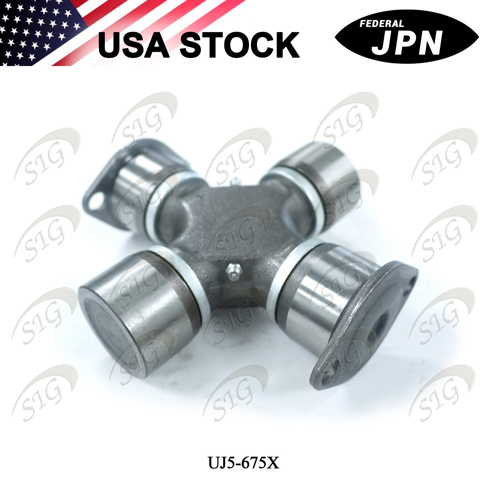 UJ5-675X -  Universal Joint for Spicer 1710 Series Half Round 1.938" x 6.094" (Cross Ref# 5-675X)