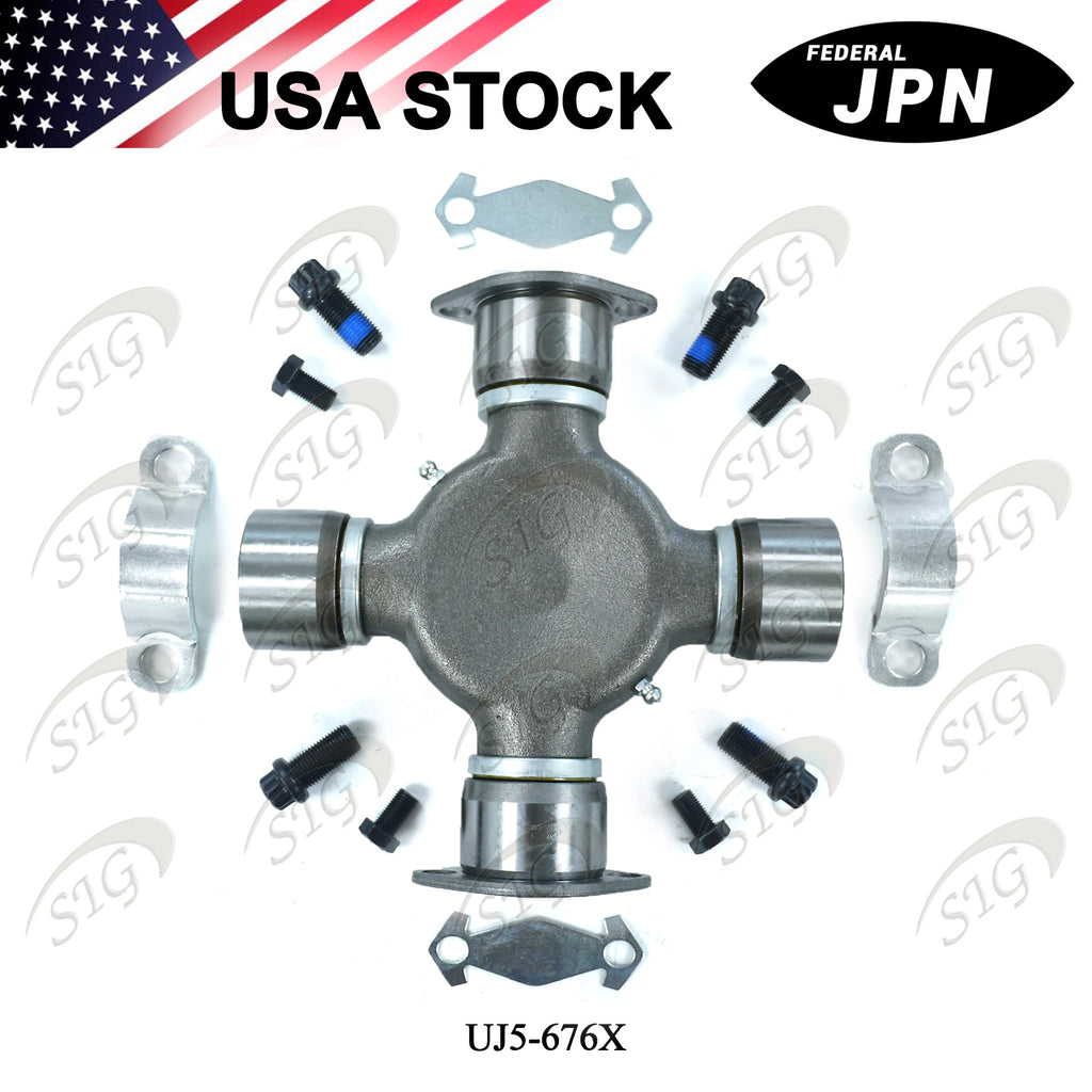 UJ5-677X -  Universal Joint for Spicer 1760 Series Half Round 1.938" x 7.00" (Cross Ref# 5-677X)