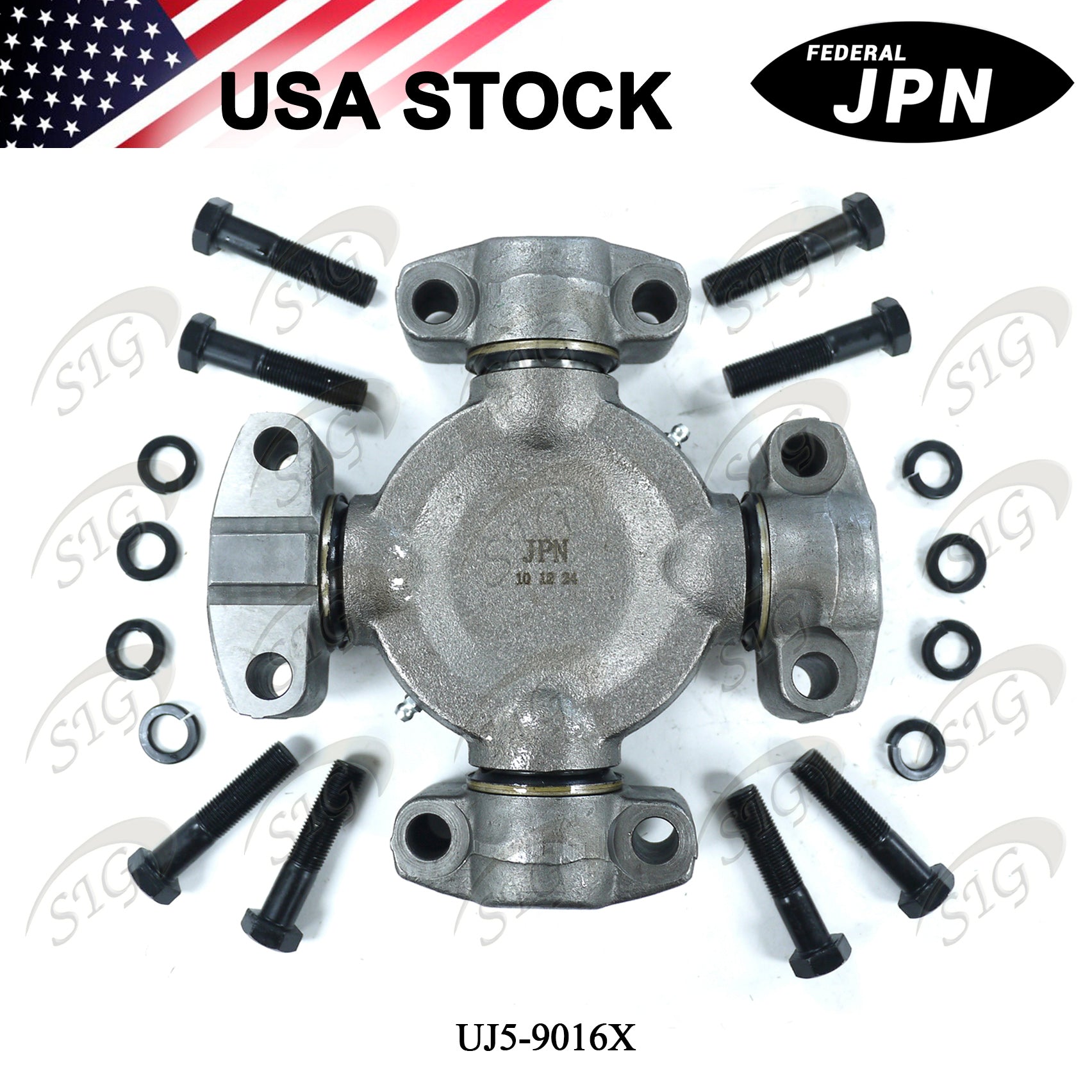 UJ5-9016X -  Universal Joint for Spicer 9C Series Wing Bearing 2.812 x 8.250" (Cross Ref# 5-9016X)