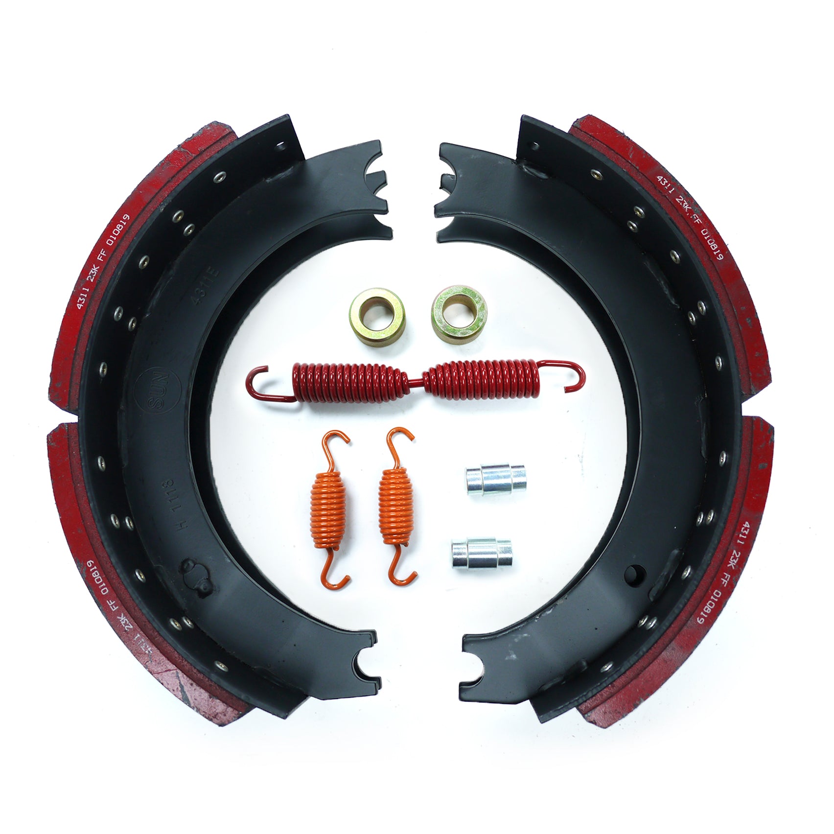 BSK4311E - Brake Shoe Box Kit Include Two Lined Brake Shoe 4311E & One Brake Repair Kit E1887AHD