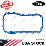Oil Pan Gasket Compatible with Chrysler & Dodge & Eagle & Jeep & Plymouth & Utilimaster & Volkswagen Model Grand Voyager & Pacifica & Town Country & Voyager & Caravan & Grand Caravan & Wrangler & Routan with Engine Base 3.3L 3.8L V6 - EOS30622R