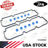 Engine Valve Cover Gasket Compatible with Buick & Chevrolet & Oldsmobile & Pontiac Model Allure & LaCrosse & LaSabre & Lucerne & Park Avenue & Regal & Impala & Monte Carlo & Bonneville & Firebird & Grand Prix with Engine Base 3.3L 3.8L V6 - EVS50080R