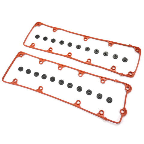 Engine Valve Cover Gasket Compatible with Ford & Lincoln & Mercury & Mobility Ventures & VPG Model Crown Victoria & E Series & Expedition & Explorer & F Series & Mustang & Town Car & Grand Marquis & Mountaineer & MV-1 with Engine Base 4.6L V8 - EVS50564R