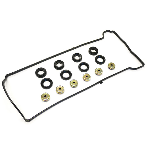 Engine Valve Cover Gasket Compatible with Acura & Honda Model CSX & ILX & RDX & RSX & TSX & Accord & Civic & CR-V & Crosstour & Element with Engine Base 2.0L 2.3L 2.4L L4 - EVS50614R