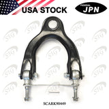 Front Left Upper Control Arm and Ball Joint Assembly Compatible with Acura & Honda Model Integra & Civic & Civic del Sol - SCARK90449